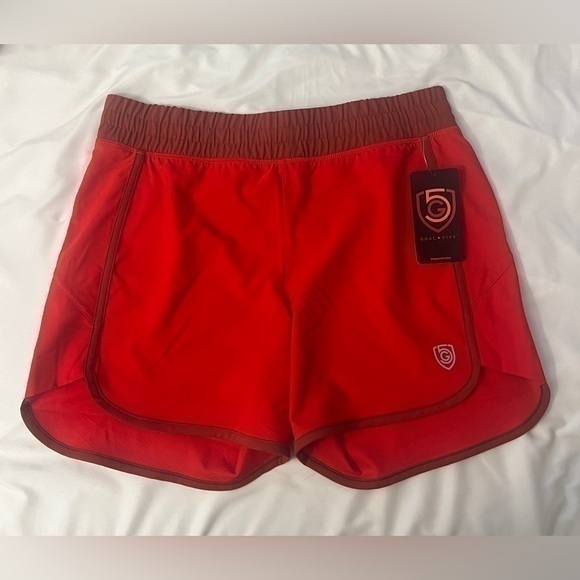 Nwt Goal Five Womens Red Fast  Free Training Shorts Size Small